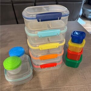 Sistema Stackable Food Storage Set of 12 - Multicolor
